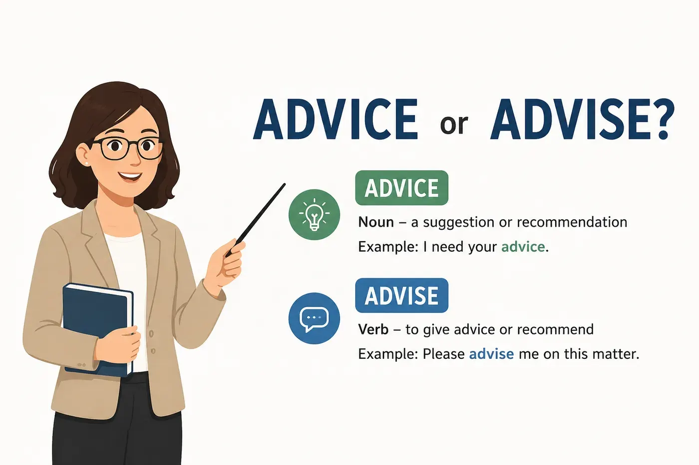 advise or advice