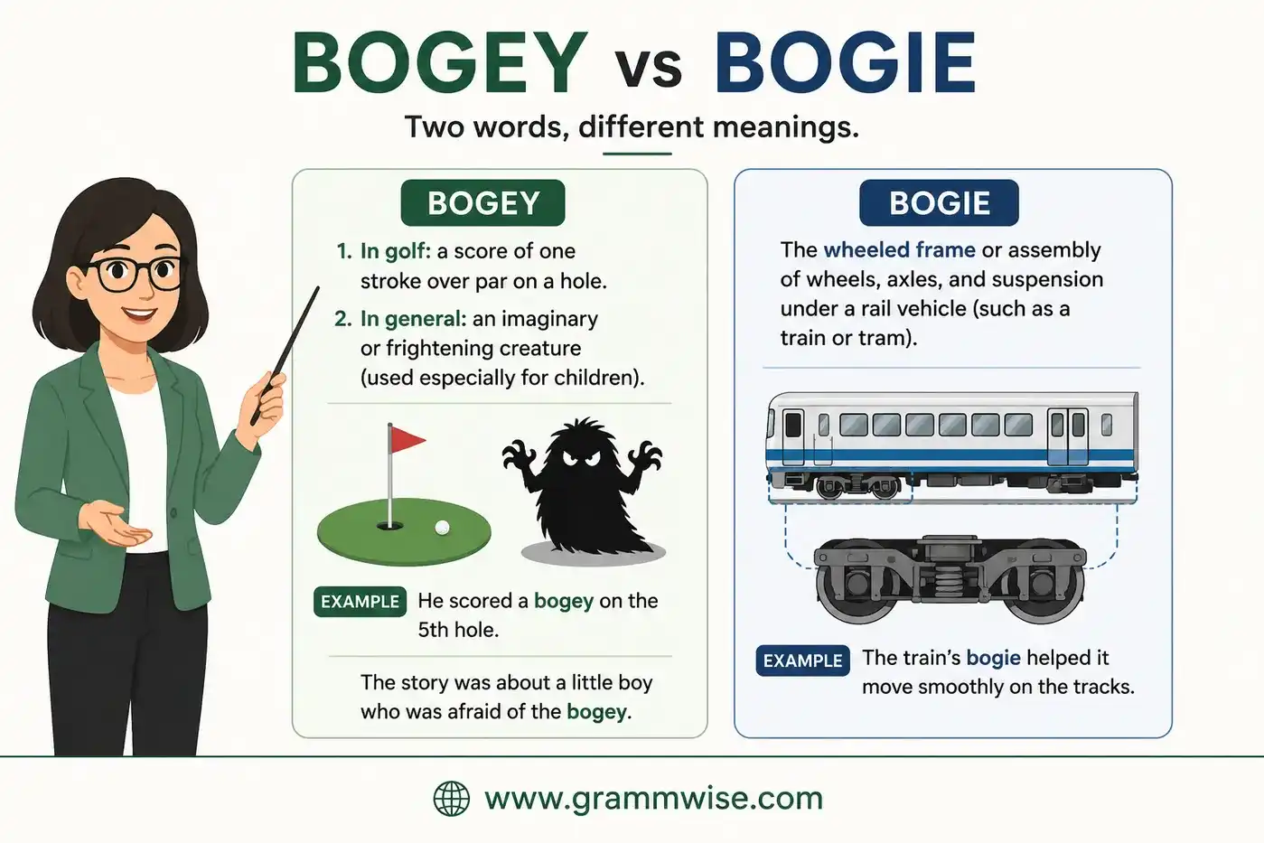 bogey or bogie feature