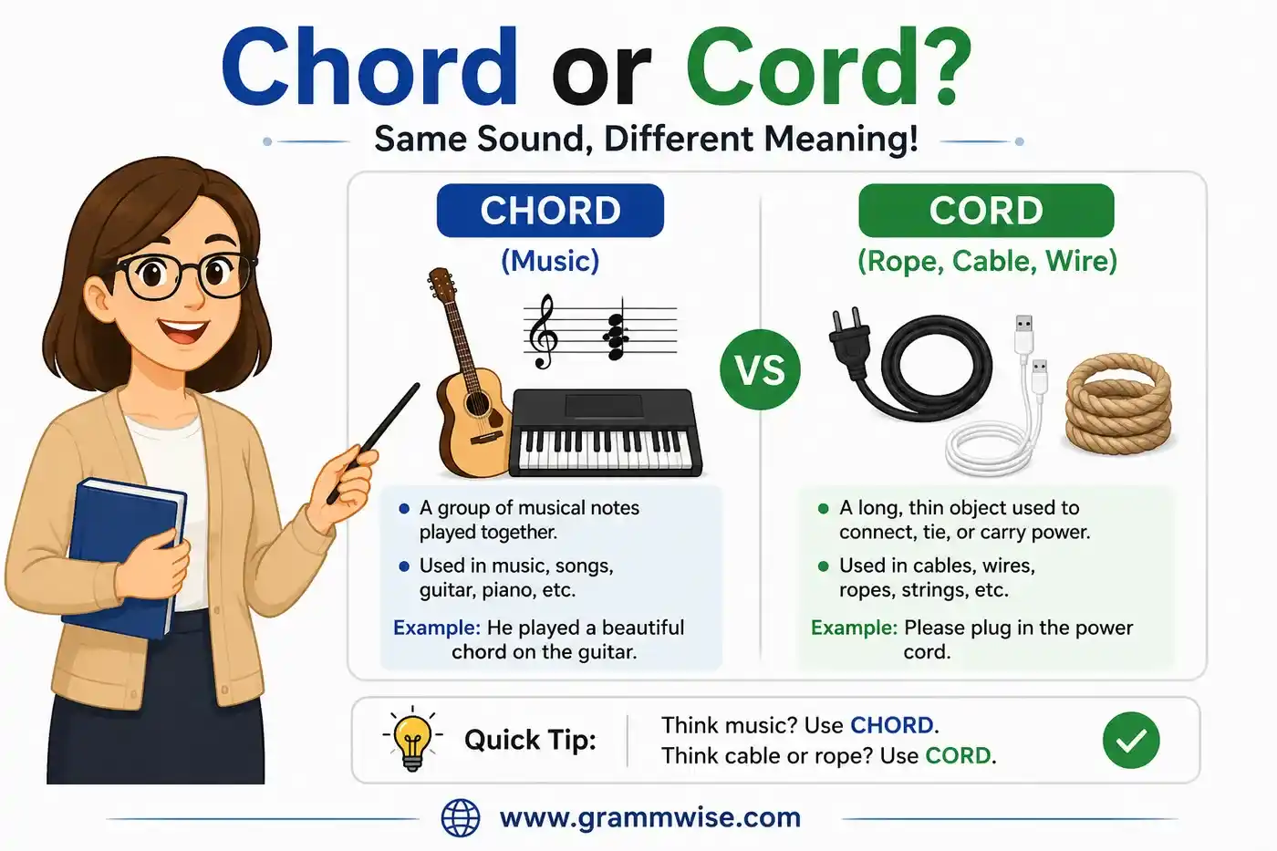 chord or cord feature
