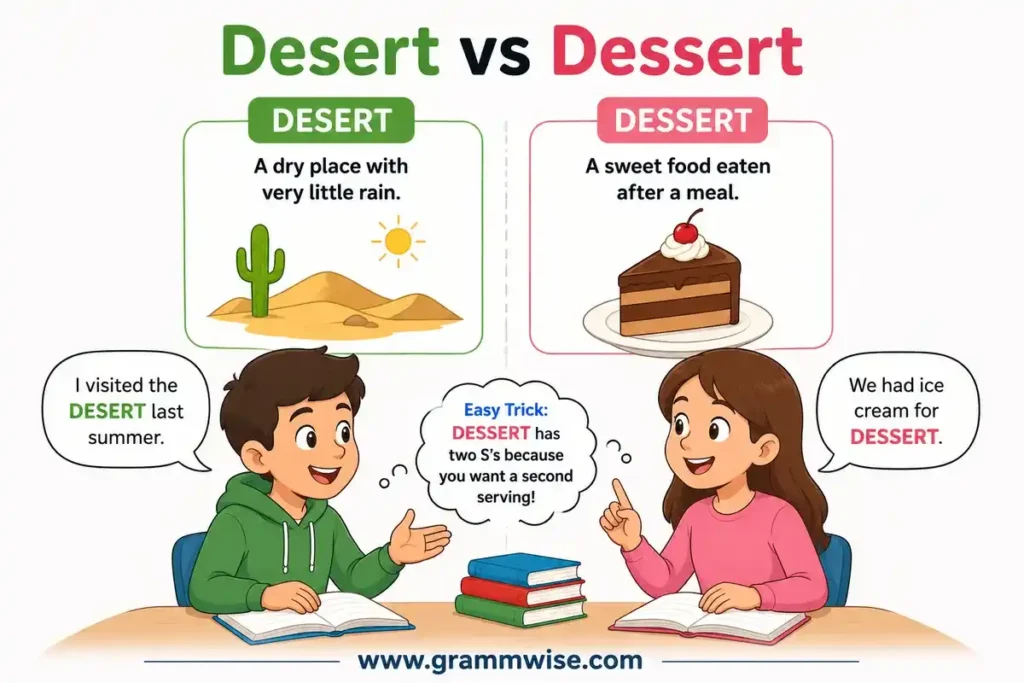 Desert vs Dessert: Which Form Should You Use?