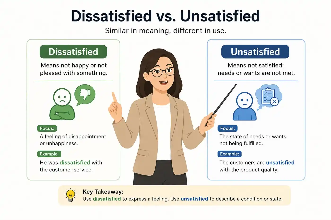 Dissatisfied or Unsatisfied