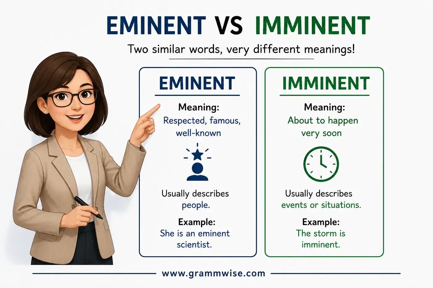 eminent vs imminent feature