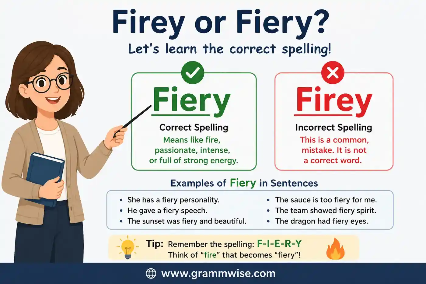 firey or fiery feature