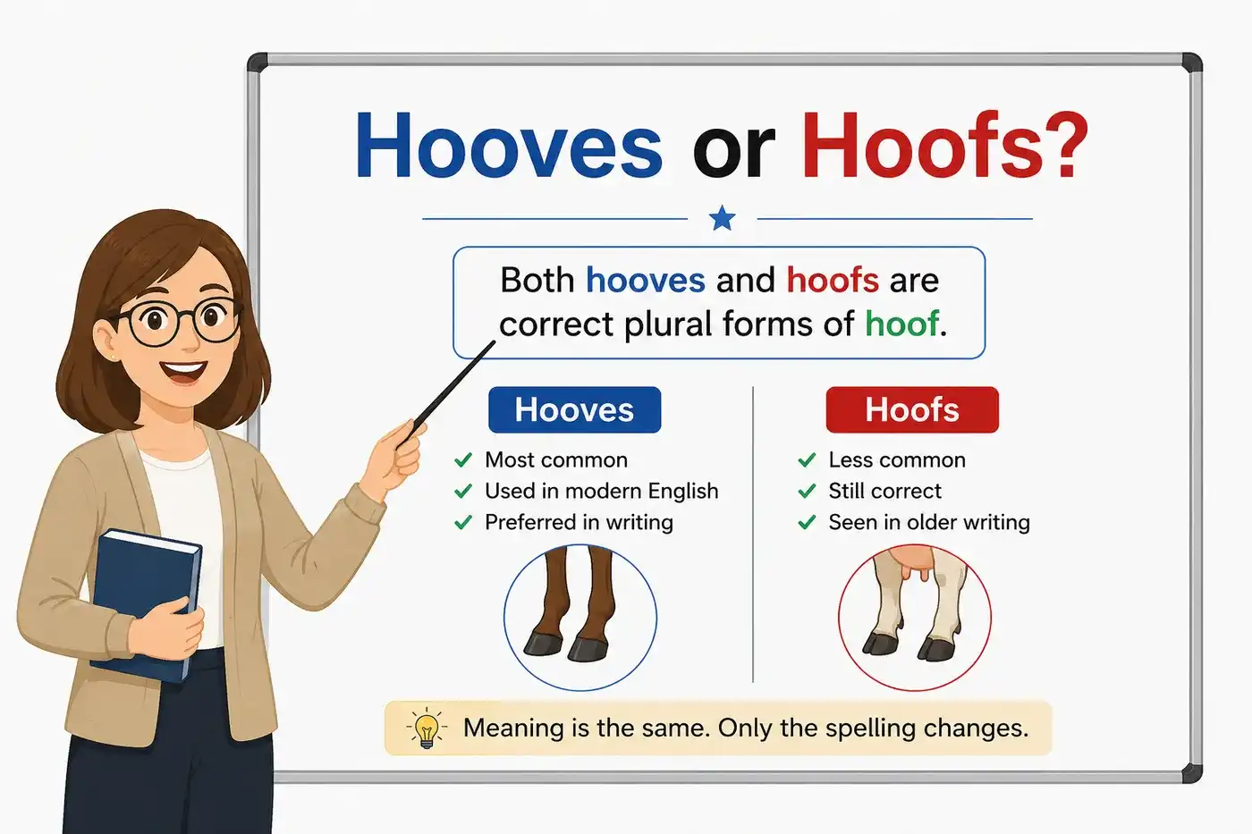 hooves or hoofs