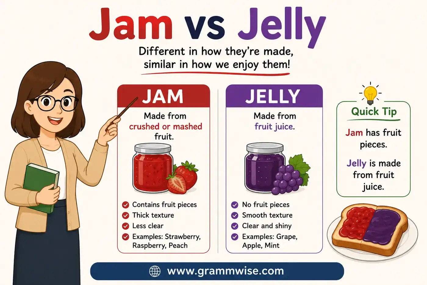 Jam vs Jelly feature