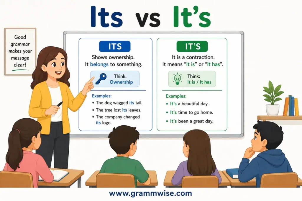Meaning of "Its vs It's" in Simple English