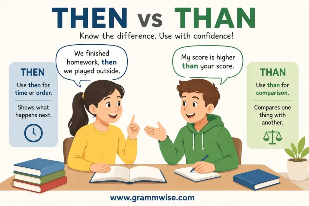 Related Words to "Then vs Than" You Should Know