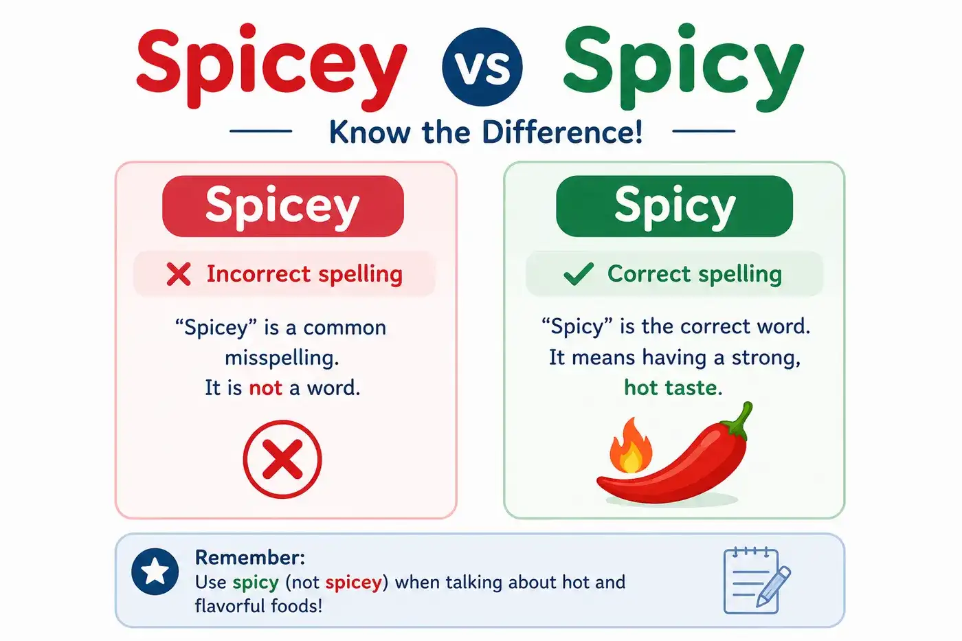 spicey or spicy