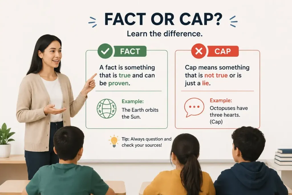 symbolism of fact or cap explained in simple words