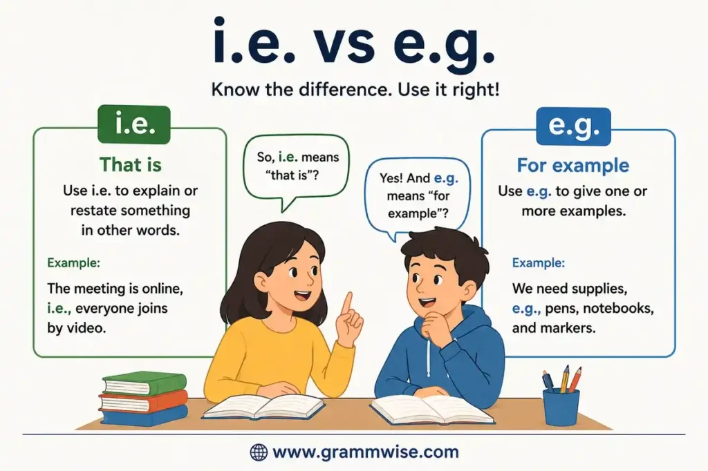 Symbolism of i.e. vs e.g. Explained in Simple Words