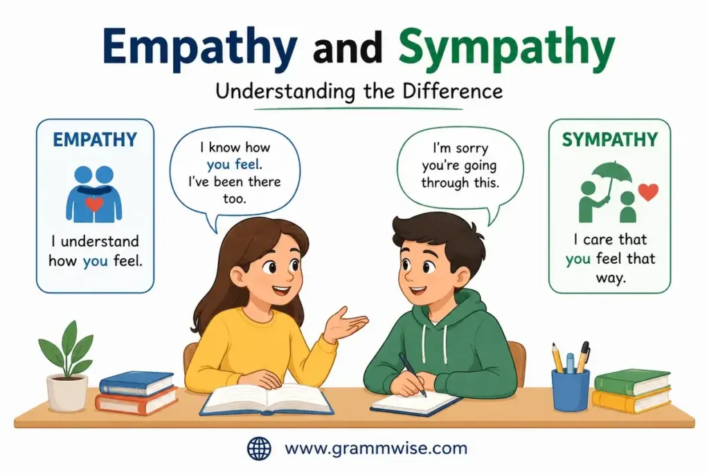 Use of Empathy and Sympathy in Daily English