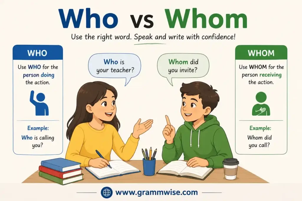 Who vs Whom in Relative Clauses