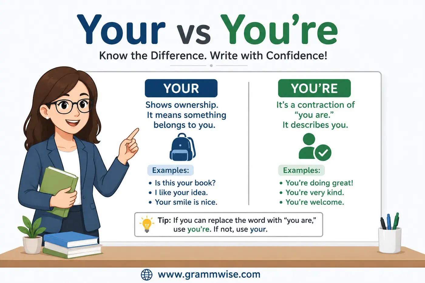 your vs you're feature