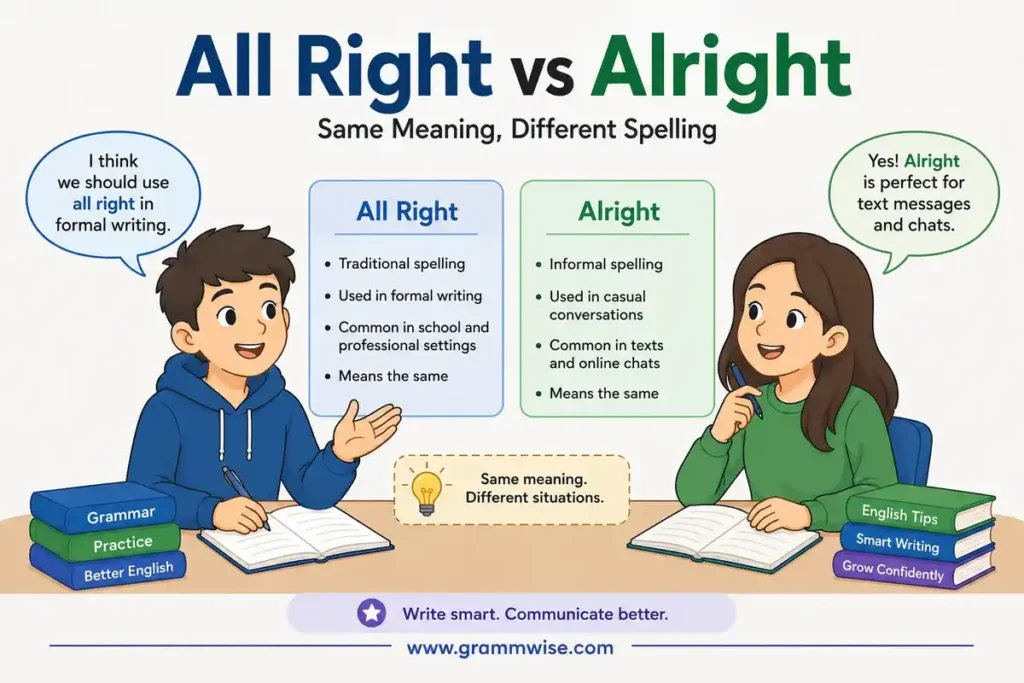Symbolism of "All Right vs Alright" Explained in Simple Words