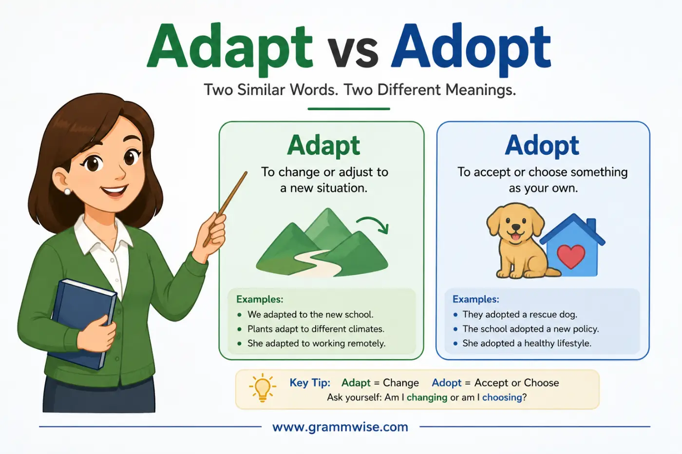 Adapt vs Adopt feature
