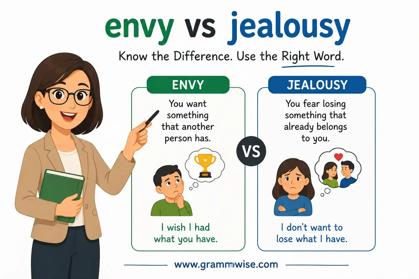 Envy vs Jealousy feature