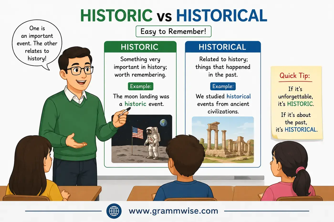 Historic vs Historical feature