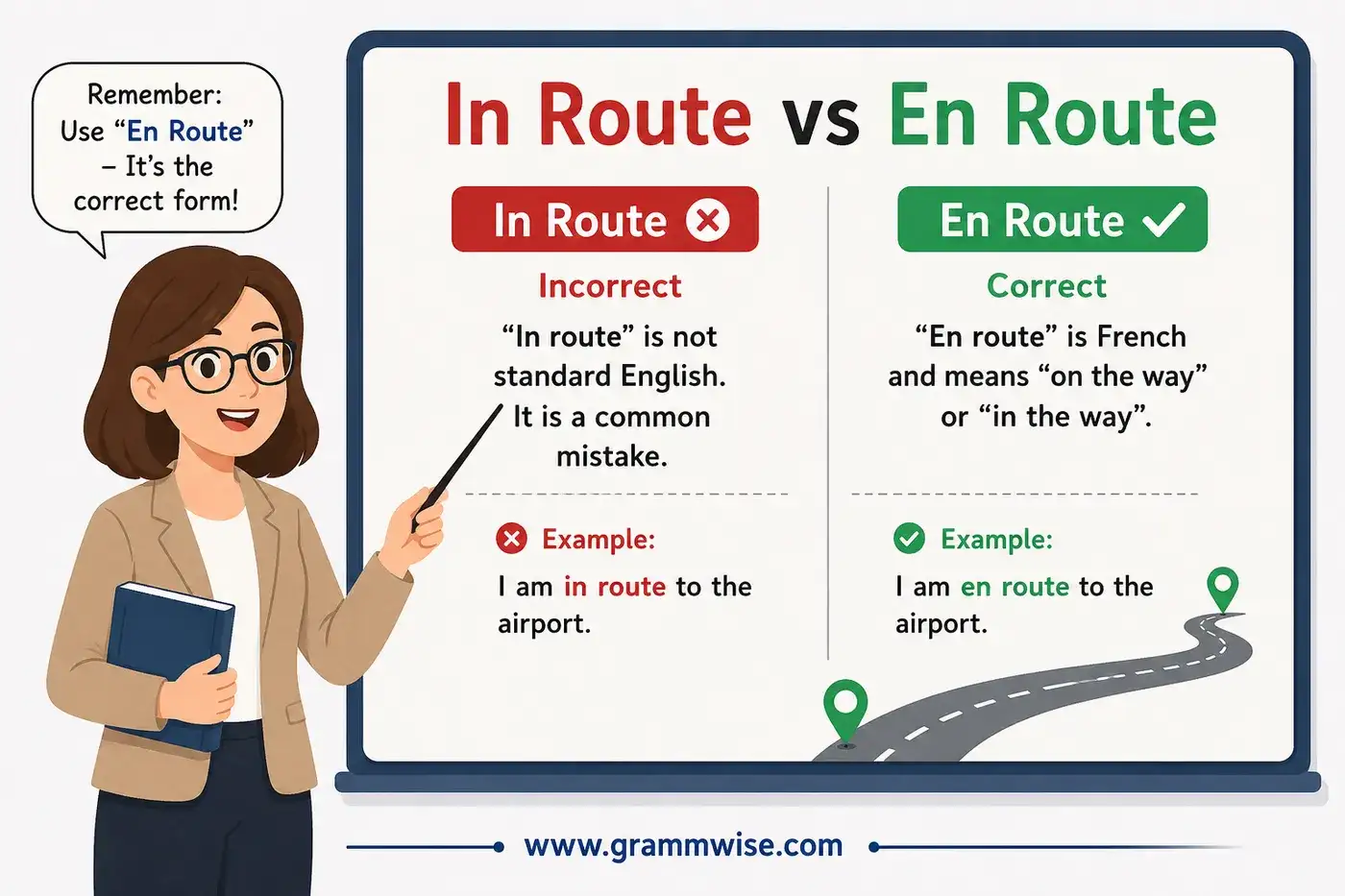 In Route vs En Route feature