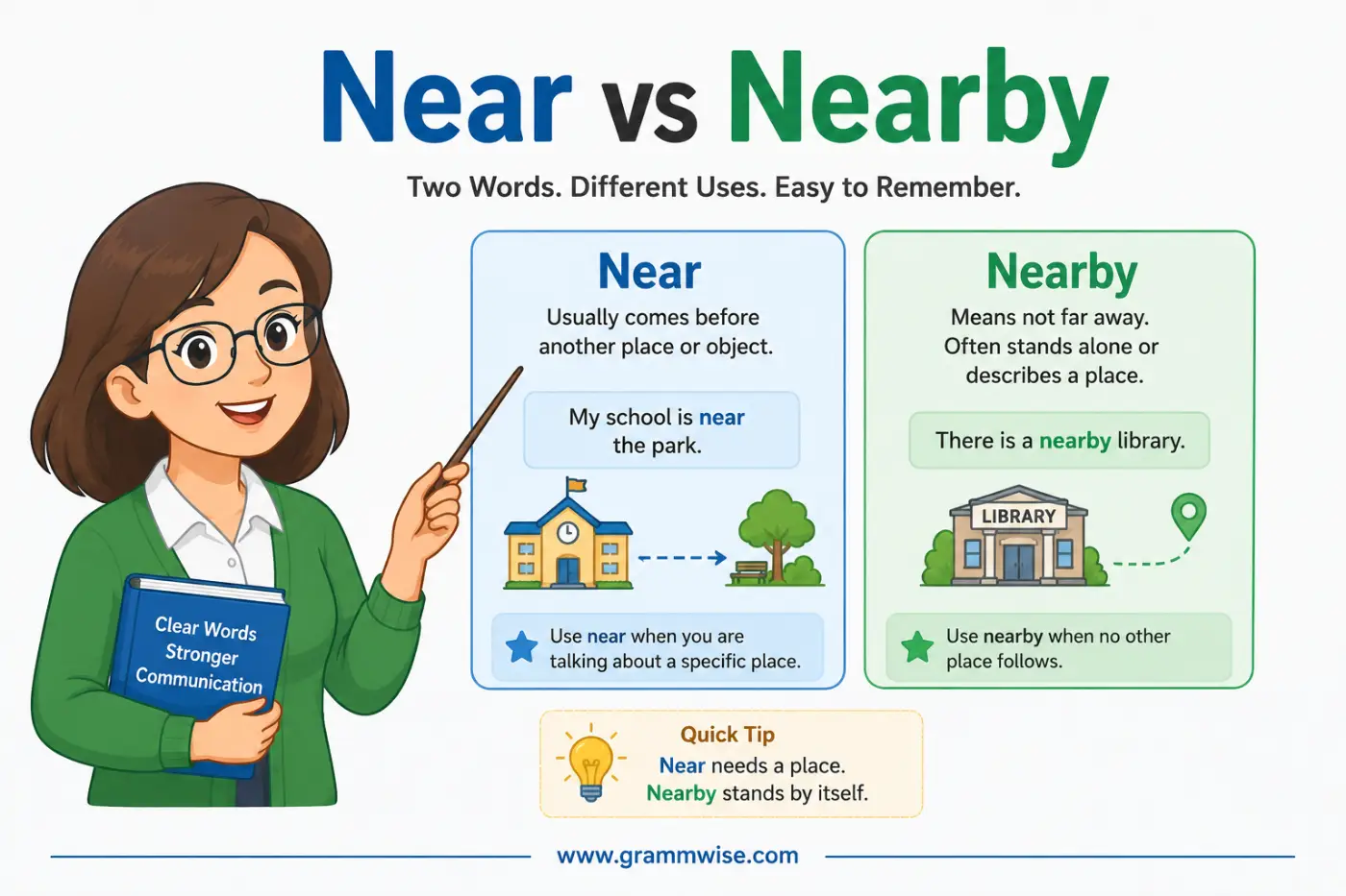 Near vs Nearby feature
