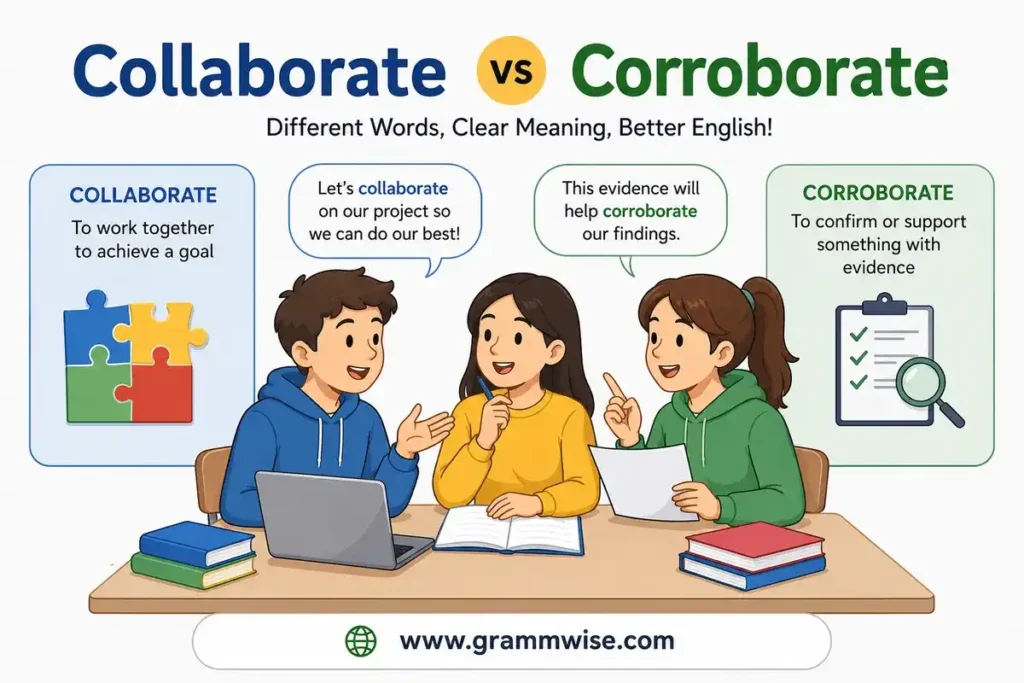 Symbolism of "Collaborate vs Corroborate"