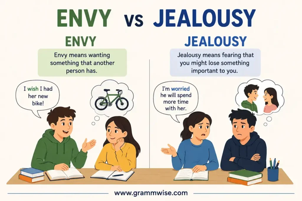 Symbolism of Envy vs Jealousy in Simple Words