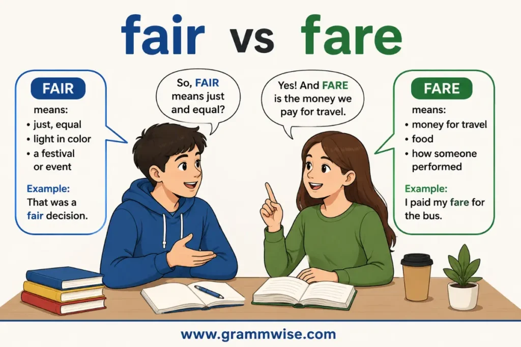 Symbolism of "Fair vs Fare" in Simple Words
