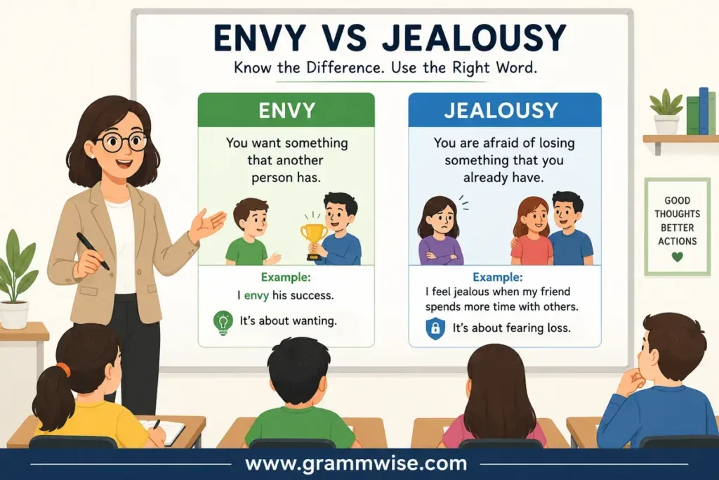 What Does Envy vs Jealousy Mean in Simple English?