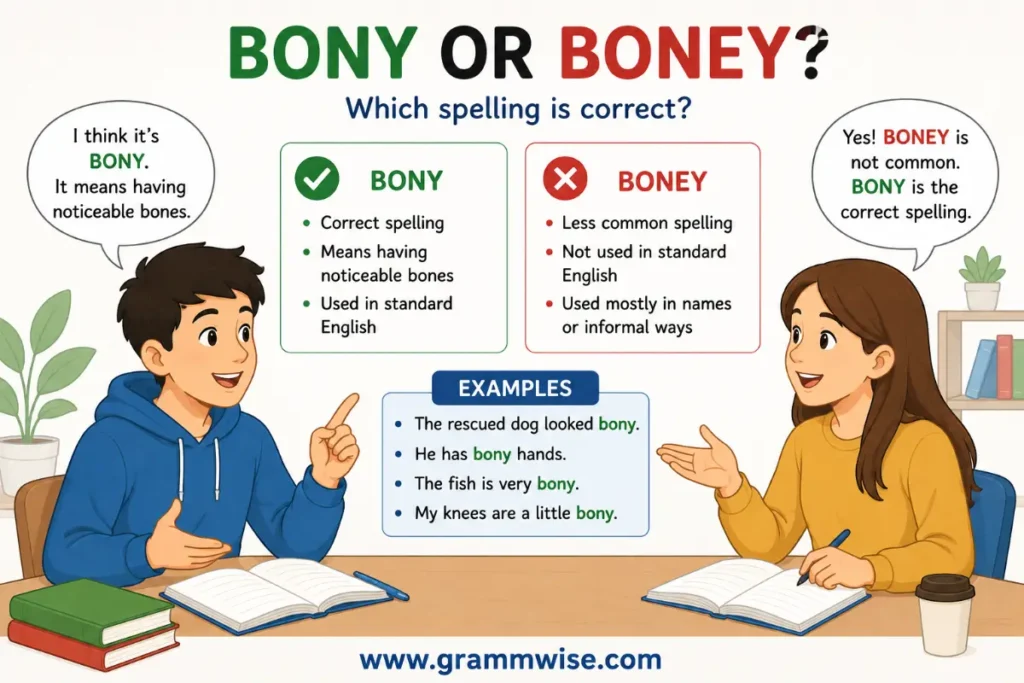 Quick Recap Bony or Boney