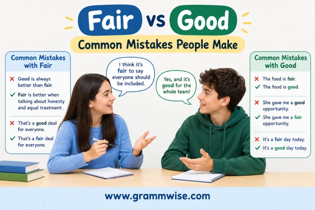 Fair vs Good: Common Mistakes People Make