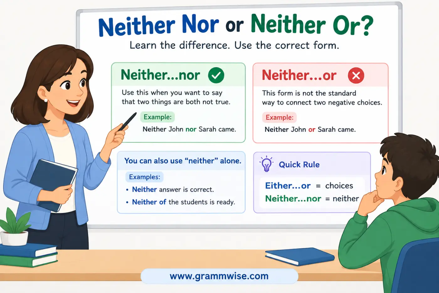 neither feature